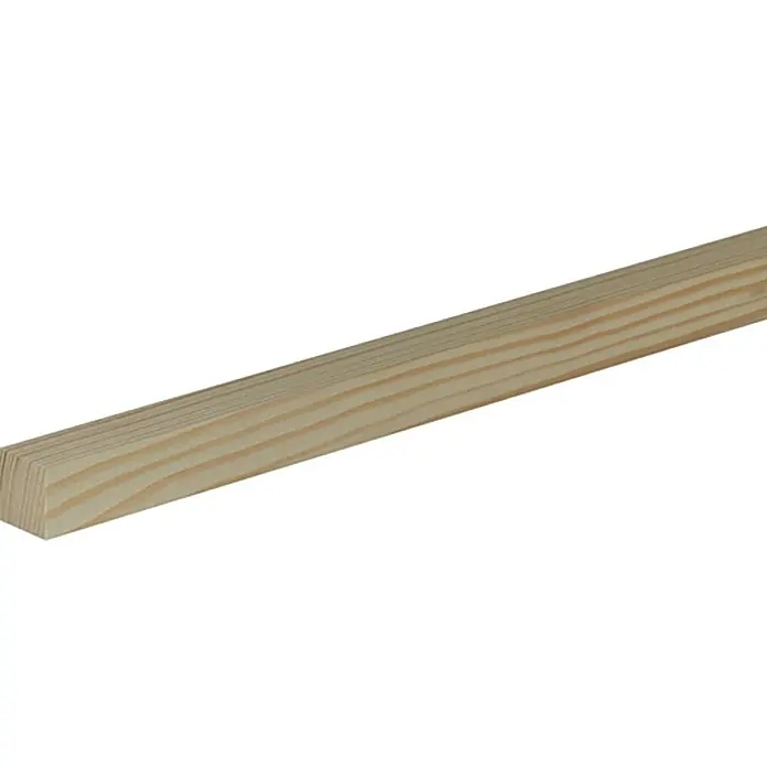 Profiles and more Četvrtasti profil - 1 m x 23 mm x 23 mm, Smreka-bor, Neobrađeno - Pogled s lijeve strane