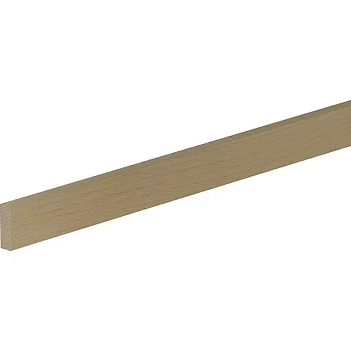 Profiles and more Pravokutna letva - 0,95 m x 29 mm x 10 mm, Bukva, Neobrađeno - Pogled s lijeve strane