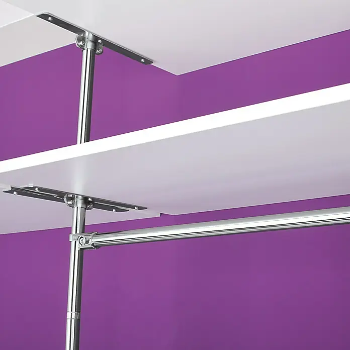 Room Plaza Inside Smart Regalboden - 1.100 x 500 x 19 mm, Weiß - Rechte Seitenansicht