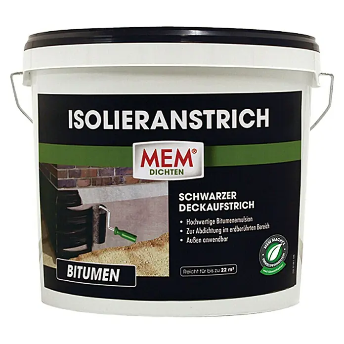 MEM Isolieranstrich - 10 l - Vorderansicht