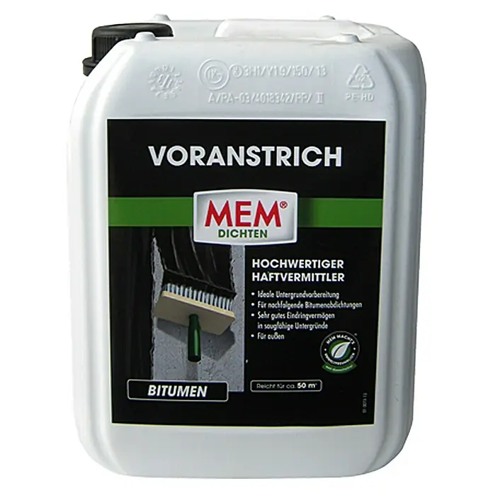 MEM Voranstrich - 10 l - Vorderansicht