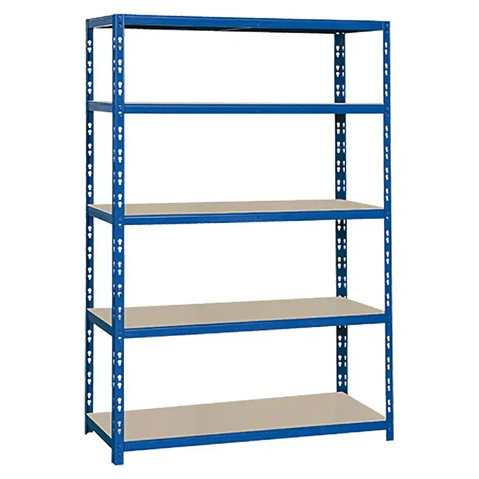 Regalux Metalni regal za teški teret XL - 50 x 120 x 180 cm, Nosivost: 290 kg/polica, Uticanje - Detaljan prikaz