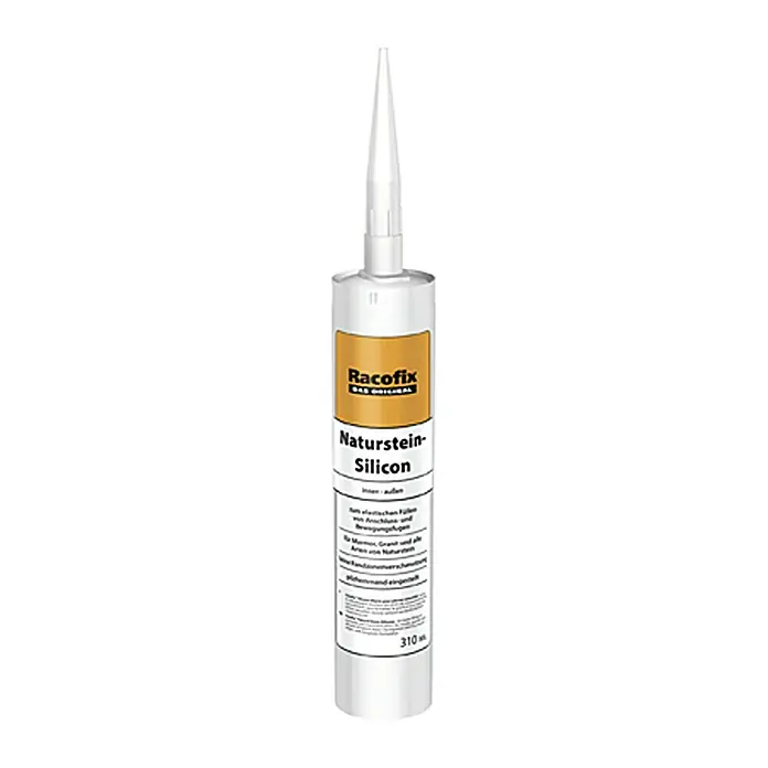 Racofix Naturstein-Silikon - Grau, 310 ml - Vorderansicht