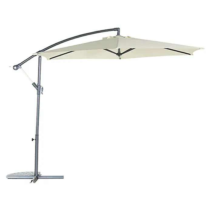 Sunfun Viseći suncobran Toscana - Natur, Promjer: 300 cm