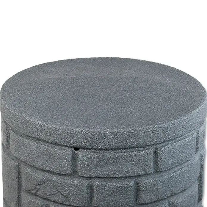Regentonne Arcado - 230 l, Black Granitfarben - Ansicht von oben