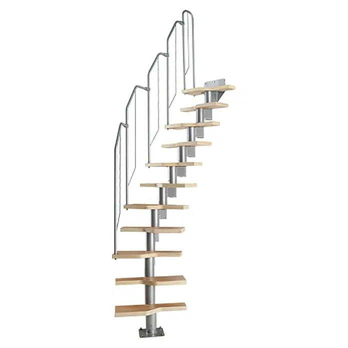 Star Stairs Sporedne stepenice Athena - Visina kata: 222 cm - 276 cm, Broj gazišta: 12 kom