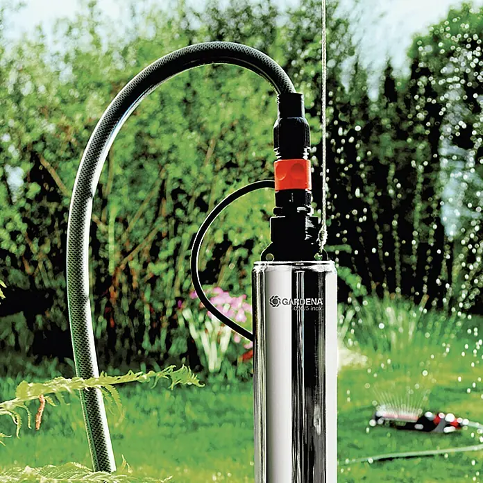 Gardena Tiefbrunnenpumpe 6000/5 Inox - 950 W, 6.000 l/h, 5 bar