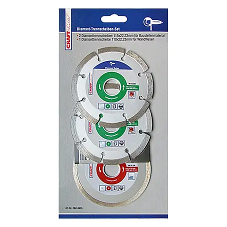 Craftomat  Set dijamantnih reznih ploča