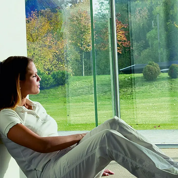 D-c-fix Sonnenschutzfolie - 200 x 92 cm, Transparent, Mit UV-Schutz, Selbstklebend