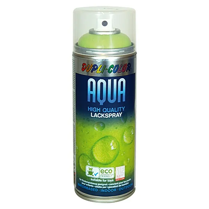 Dupli-Color Aqua Lakspray Lentegroen - Lentegroen, Hoogglans, 350 ml - Vooraanzicht