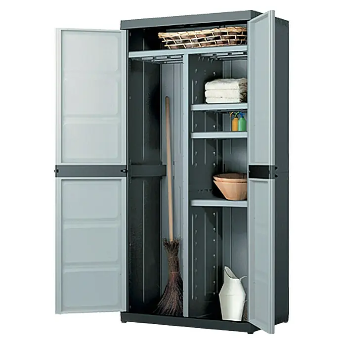Regalux Systema Plastični ormar za uređaje XL - D x Š x V: 54 x 89 x 182 cm, Nosivost: 25 kg/polica