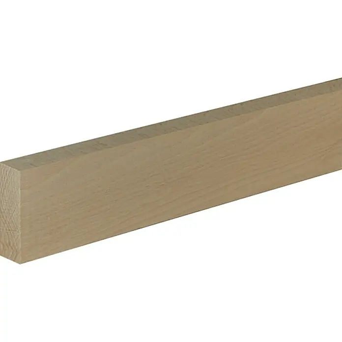 Profiles and more Pravokutna letva - 0,95 m x 60 mm x 20 mm, Bukva, Neobrađeno - Pogled s lijeve strane