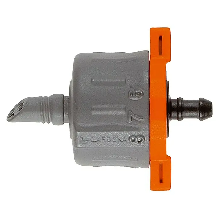 Gardena Micro-Drip Završna glava crijeva za vodu s regulatorom - 5 Kom., Maksimalni protok vode: 8 l/h - Pogled sprijeda
