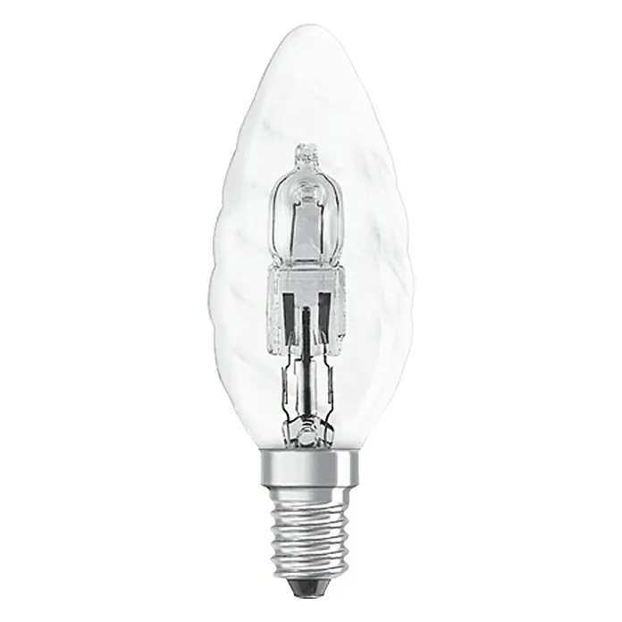 Osram Bombilla halógena Eco Pro Classic BW - 30 W, E14, 1 ud., Blanco cálido - Vista frontal