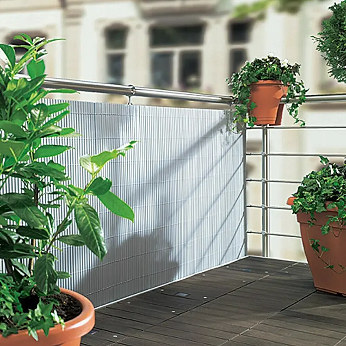 Gardol Comfort Sichtschutz - Silber, 300 x 90 cm - Anwendungsbeispiel