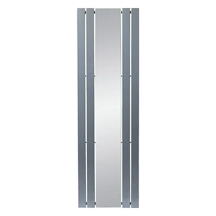 Admiral Dizajnerski radijator Tokio - 55 x 180 cm, 640 W, Izgled kroma, ogledalo