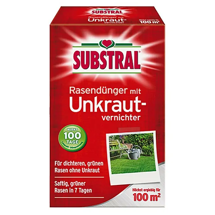 Substral Rasendünger - 2 kg, Inhalt ausreichend für ca.: 100 m² - Vorderansicht