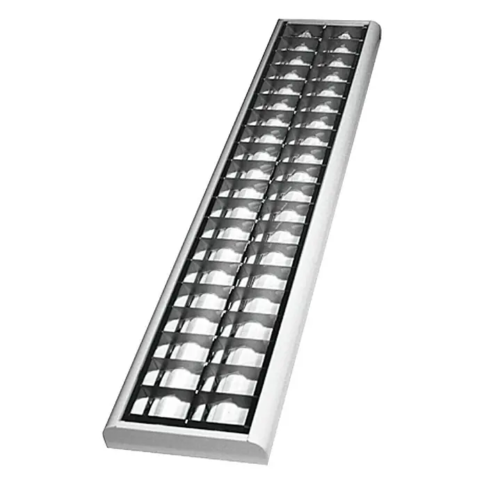 Ritter Leuchten Iluminación de oficinas Profi Line - 2 luces, Potencia máx.: 72 W, Largo: 126 cm, Aluminio blanco
