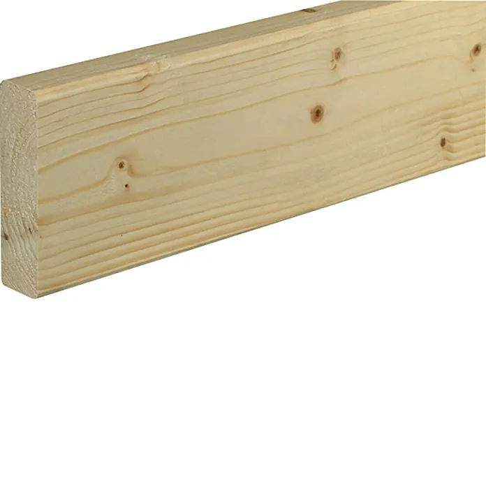 Daske - 2,4 m x 2,7 cm x 9,5 cm, Nordijska smreka - Pogled s lijeve strane