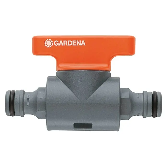 Gardena Spojnica za crijevo - Veličina: ½″, S regulacijskim ventilom - Pogled s lijeve strane