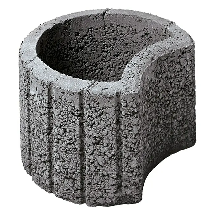 EHL Pflanzstein Stützflor - Grau, 35 x 28 x 20 cm, Beton