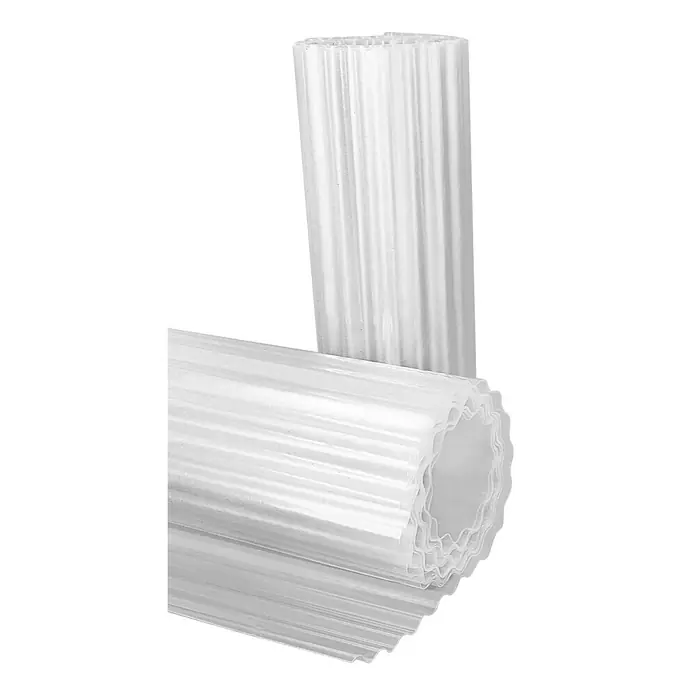 Wellpolyester Meterware Owellan - Breite: 2,5 m, Max. Zuschnittsmaß: 30 m, Profil: 76/18 mm