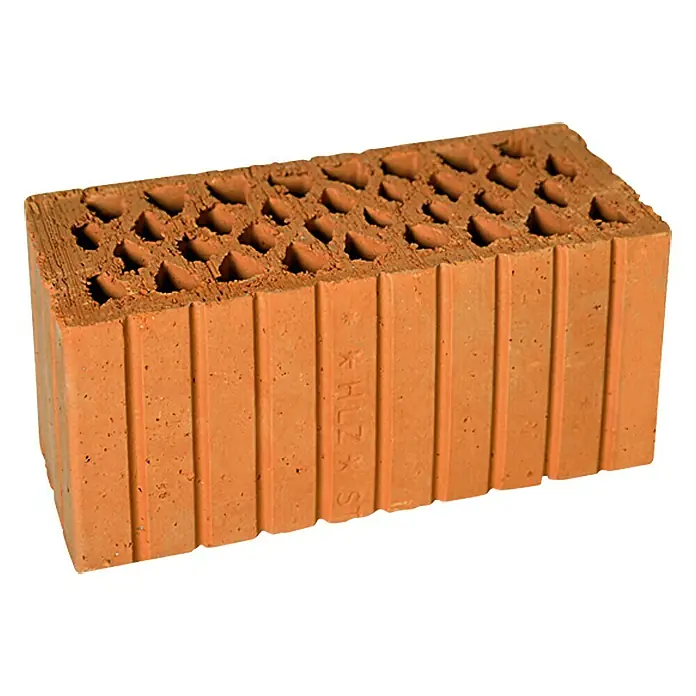Porotonstein 2DF - 24 x 11,5 x 11,3 cm - Linke Seitenansicht