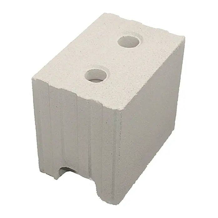 Kalksandstein Lochstein 6DF - 24,8 x 17,5 x 23,8 cm - Linke Seitenansicht
