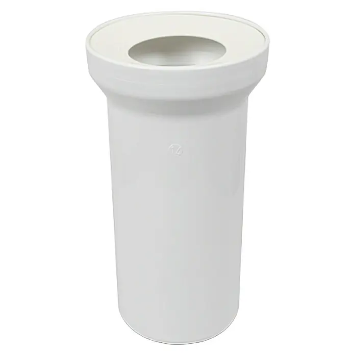 Admiral WC-Anschlussstutzen - Länge: 25 cm, Weiß