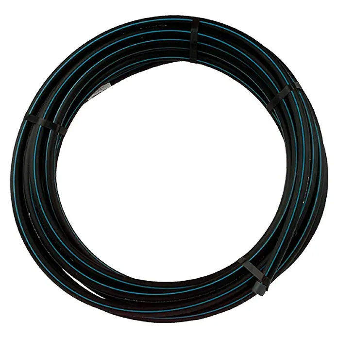 HDPE-Rohr - Ø x L: 20 mm x 100 m, Polyethylen - Vorderansicht