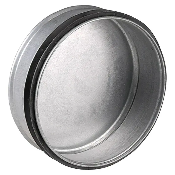 Air-Circle Wickelfalzrohr-Endkappe - Durchmesser: 150 mm, Stahl - Rechte Seitenansicht
