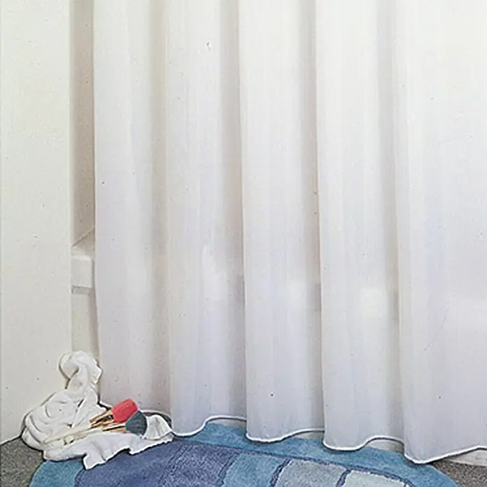 Venus Douchegordijn, textiel Uni - 180 x 200 cm, Wit
