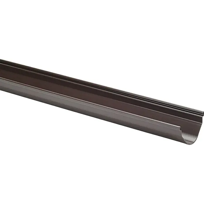 FunkeGruppe Dachrinne Vario - Nennweite: 70 mm, Länge: 100 cm, Kunststoff, Braun
