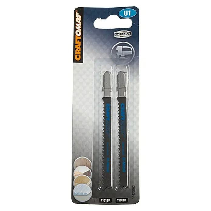 Craftomat List za ubodnu pilu T 101 BF - Tvrdo drvo / laminat, 2 -dij., T-završetak