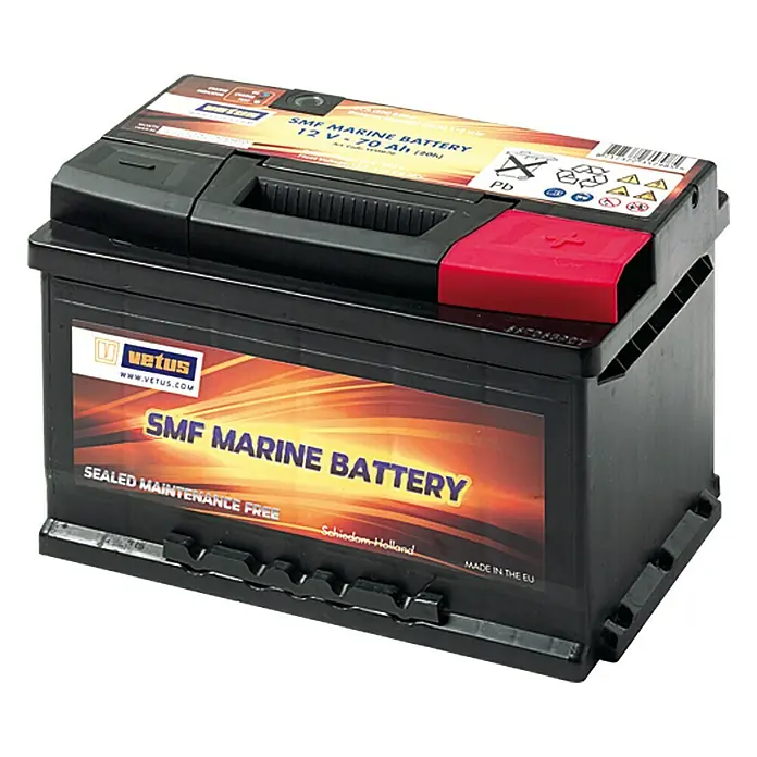 Vetus Bootsbatterie SMF - 70 Ah, 12 V