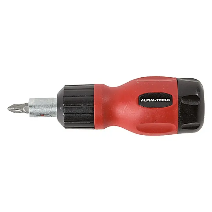 Alpha Tools Komplet mini odvijača - Boja: Crno-crvene boje