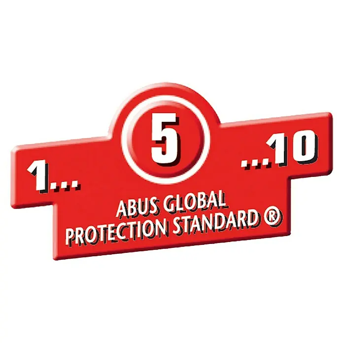 Abus Fenstergriff FG 300 - Universell einsetzbar, Weiß, Abschließbar - Vorderansicht