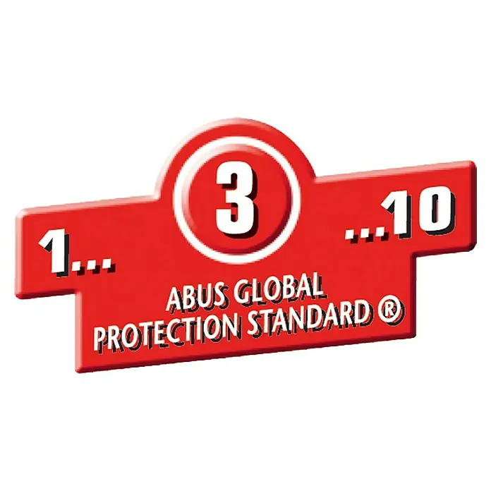Abus Fenstergriff FG 210 - Weiß, Abschließbar - Vorderansicht