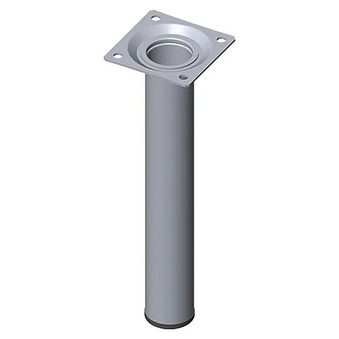 Element System Postolje za namještaj - Ø x D: 30 x 200 mm, Nosivost: 50 kg, Krom - Pogled sprijeda