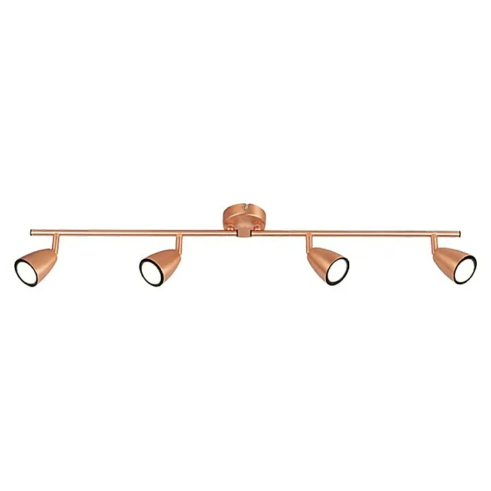 Tween Light Regleta LED Marcos - 12 W, L x An x Al: 805 x 80 x 150 mm, Cobre, Blanco cálido - Vista frontal