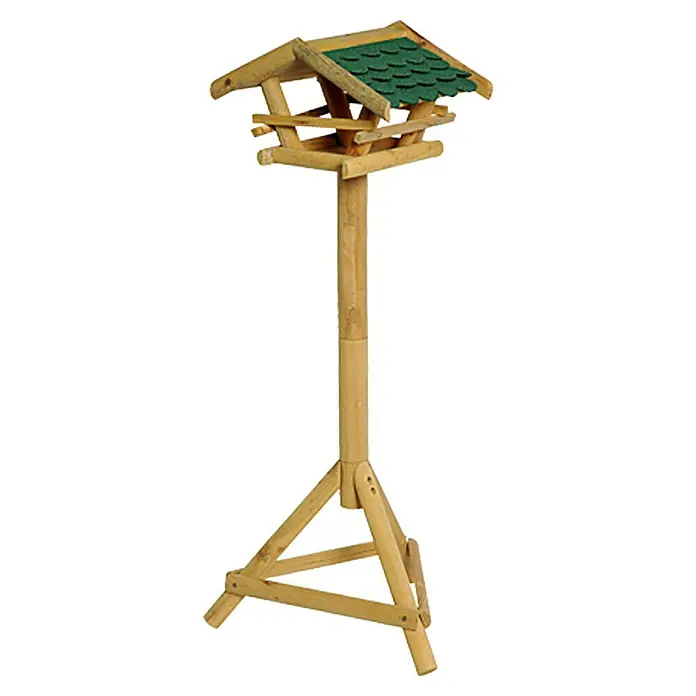 Dobar Vogelfutterhaus mit Ständer - 37 x 28 x 101 cm, Vogelhausständer - Linke Seitenansicht