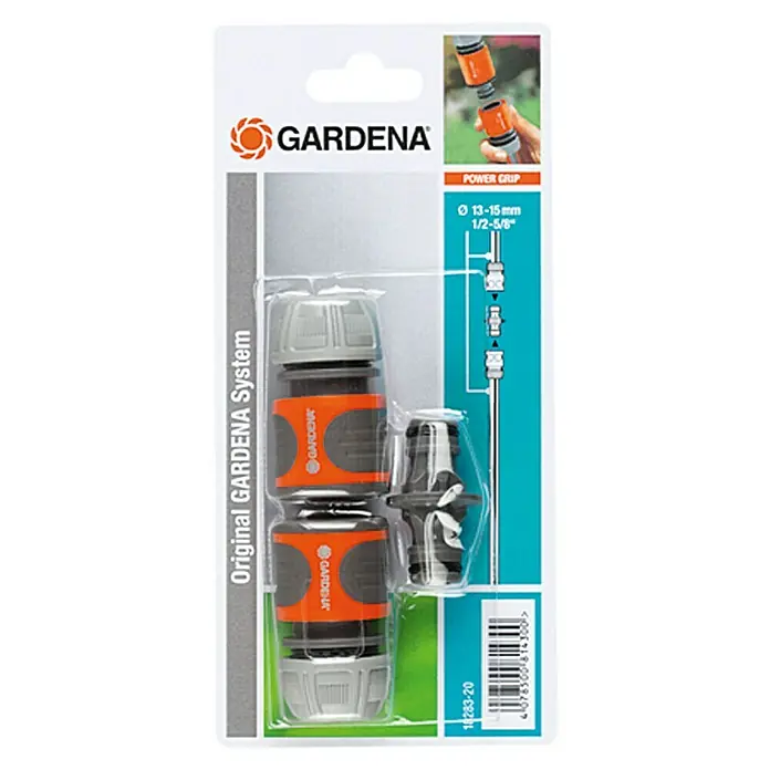 Gardena Schlauchkupplung Set - 3 -tlg. - Vorderansicht