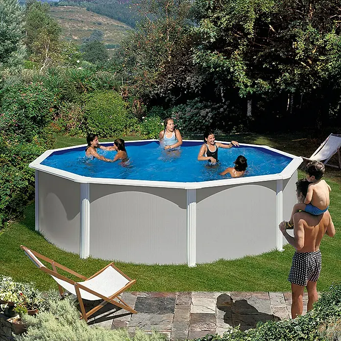 myPool Pool-Set Feeling - Ø x H: 460 x 132 cm, 20.000 l - Vorderansicht