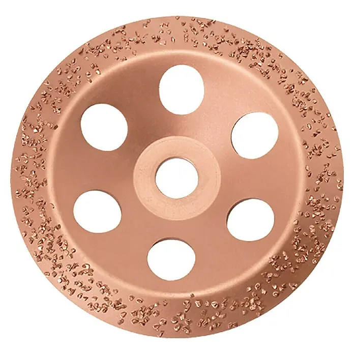 Bosch Hartmetall-Topfscheibe - Durchmesser: 180 mm, Mittel, Durchmesser Bohrung: 22,23 mm - Vorderansicht