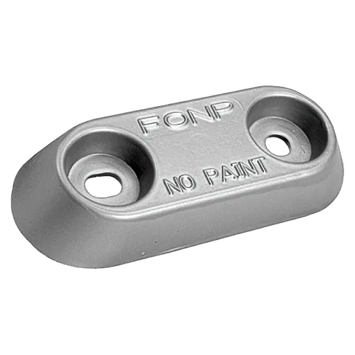 Talamex Rumpfanode Vetus - Aluminium, 450 g, Süß- & Brackwasser, 150 x 60 x 25 mm, Schrauben - Vorderansicht