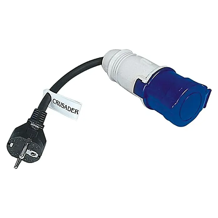 Landanschluss-Adapterkabel - 40 cm, 230 V - Vorderansicht