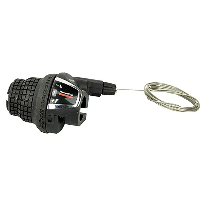 Shimano Drehgriffschalter - 3-fach, Befestigung: Schraubklemme - Vorderansicht