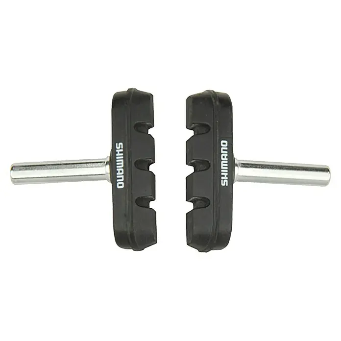 Shimano Remblokken - Geschikt voor: Stalen en aluminium velgen, Klemmen - Top-down weergave