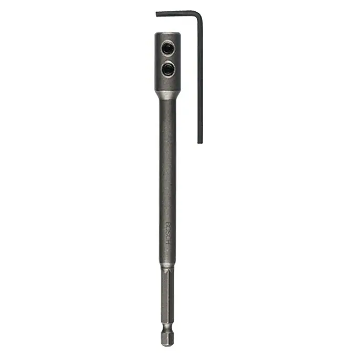 Bosch Flachfräsbohrer Verlängerung - Länge: 152 mm, ¼″ Hex - Vorderansicht