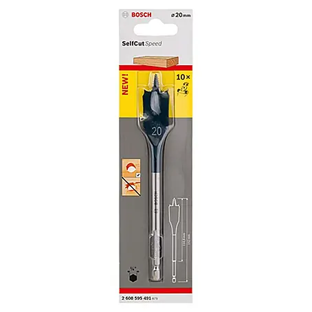 Bosch  Plosnato svrdlo za drvo Self Cut Speed